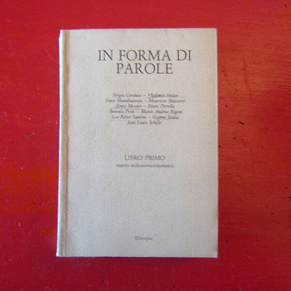 In forma di parole