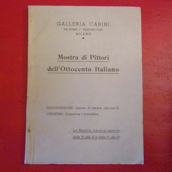 Mostra di pittori dell'Ottocento Italiano