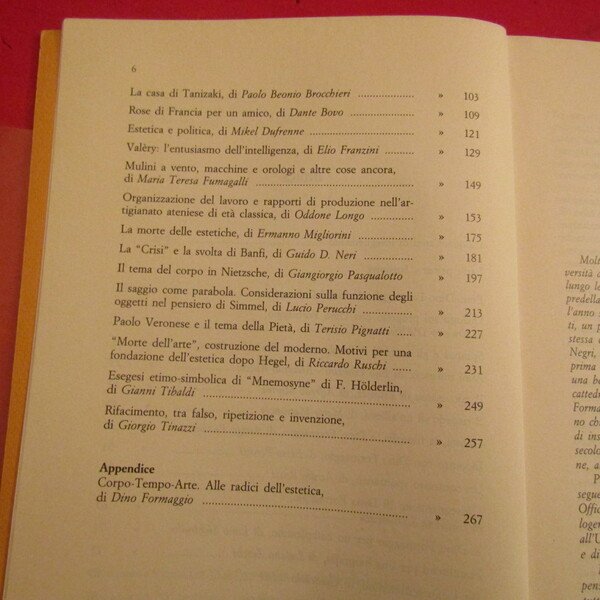 Dino Formaggio e l'estetica