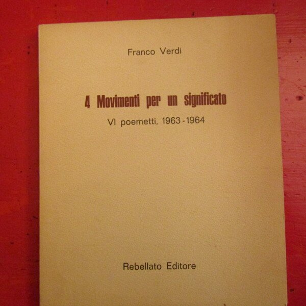 4 Movimenti per un significato