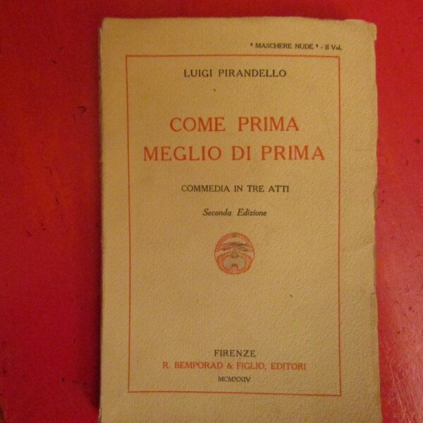 Come prima meglio di prima