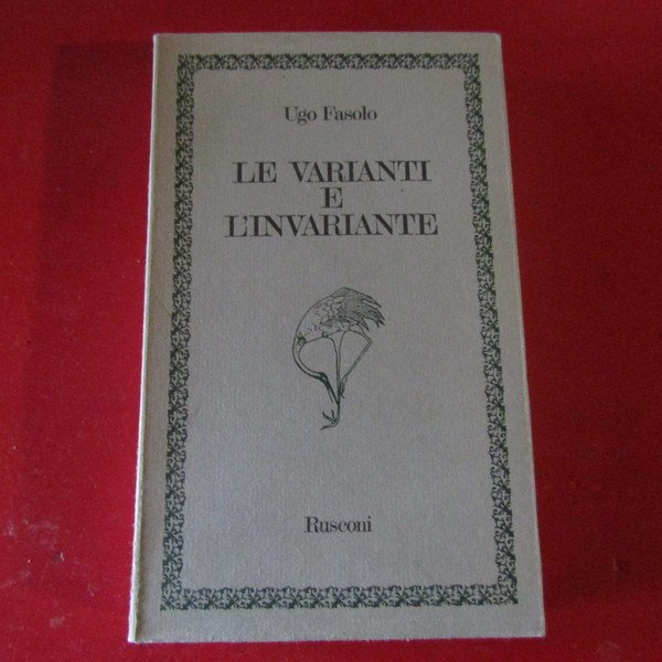 Le varianti e l'Invariante