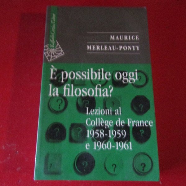 E' possibile oggi la filosofia?