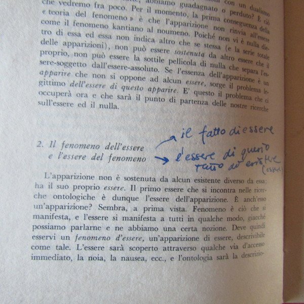 L'Essere e il Nulla