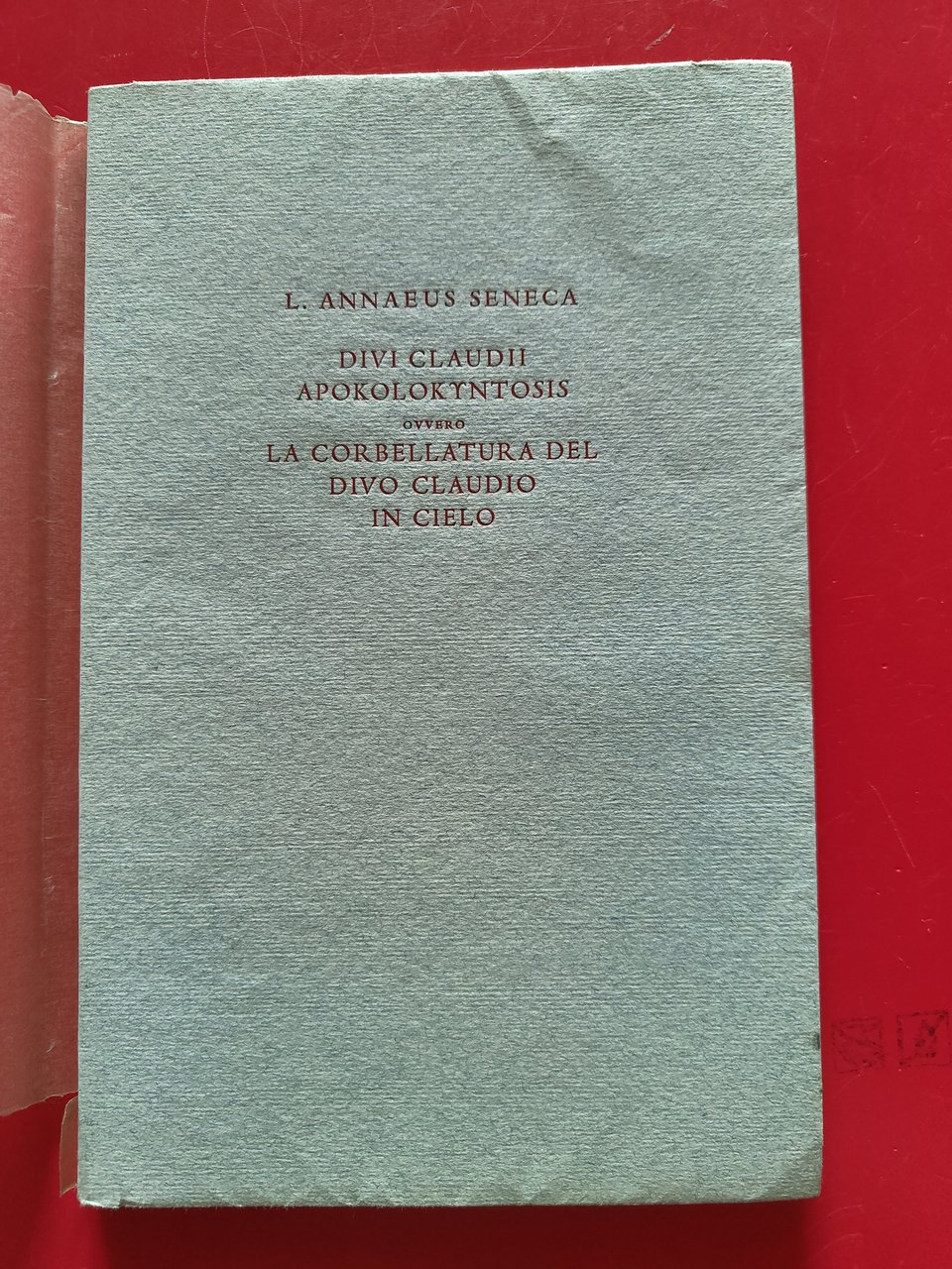 Divi Claudii Apokolokyntosis