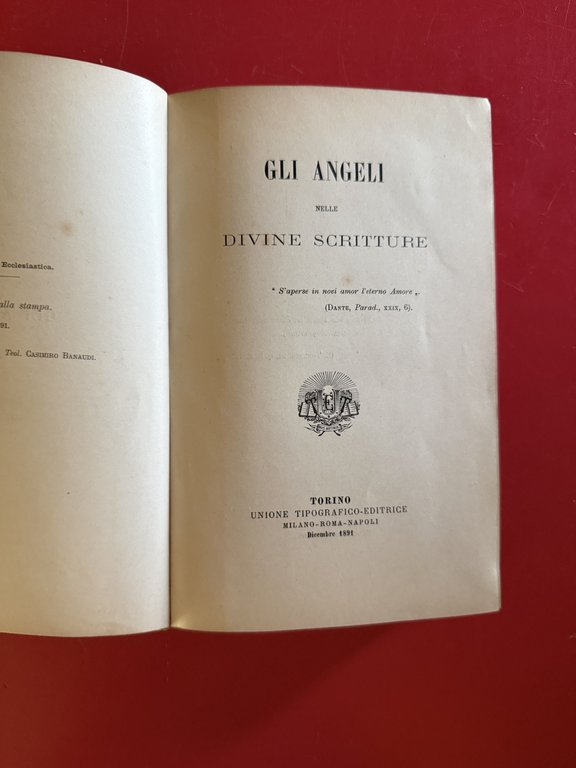 Gli Angeli nelle divine Scritture