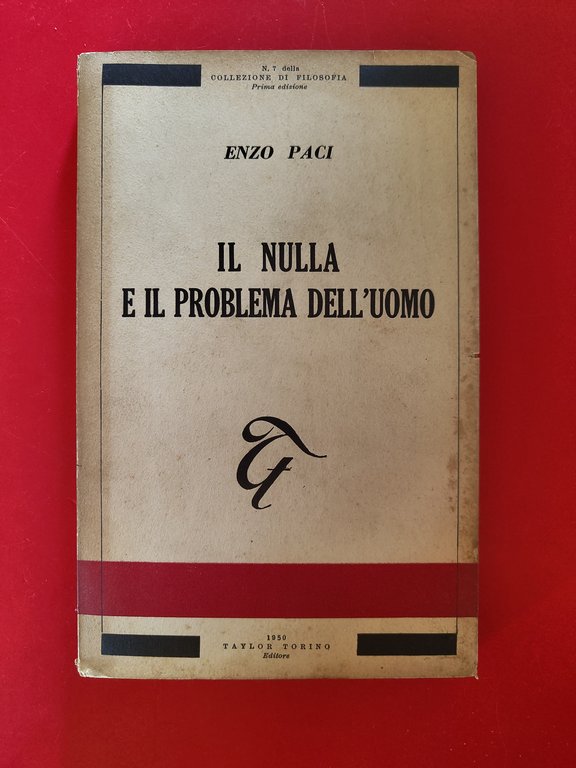 Il nulla e il problema dell'uomo