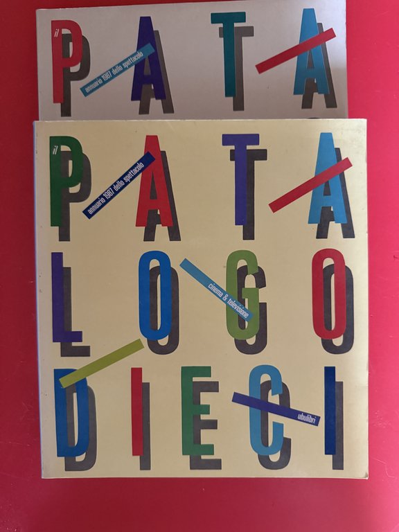 Il Patalogo Dieci Annuario 1987 dello Spettacolo
