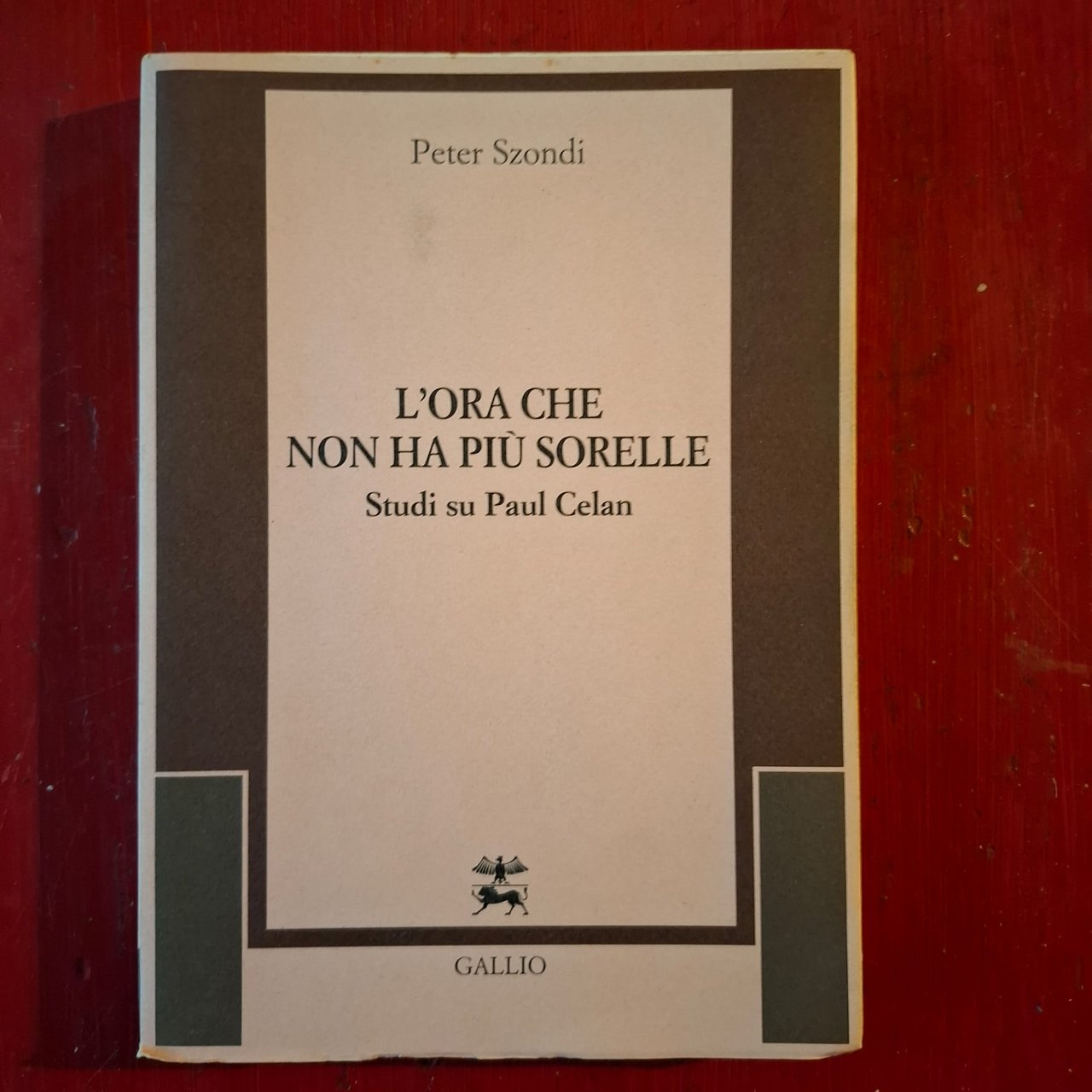 L'ora che non ha più sorelle | Immagine principale