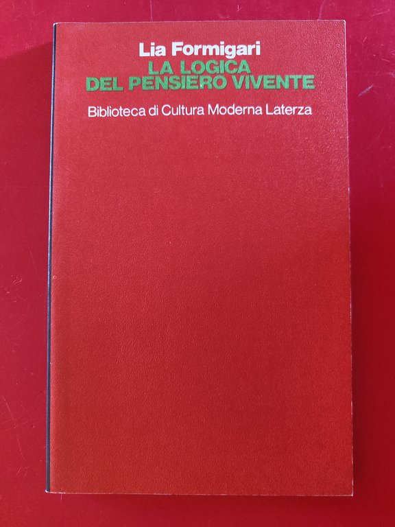 La logica del pensiero vivente