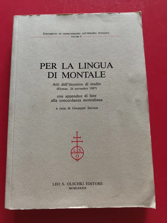 Per la lingua di Montale | Immagine Gallery 2