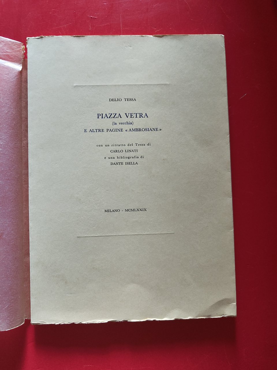 Piazza Vetra ( la vecchia )