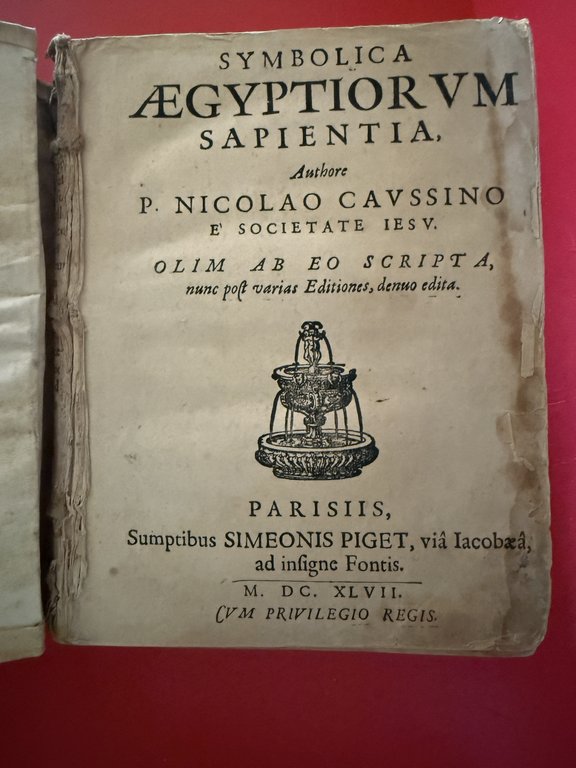 Symbolica Aegyptorum Sapientia,
