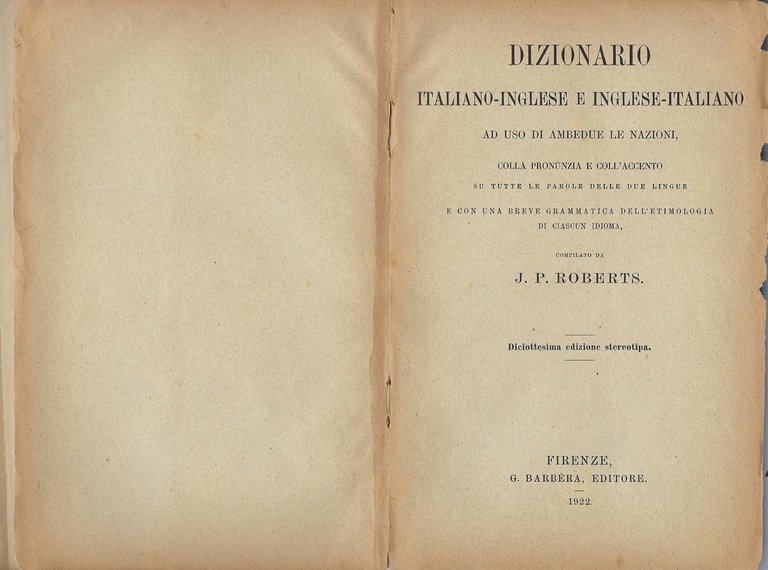 Dizionario Italiano-Inglese / Inglese-Italiano