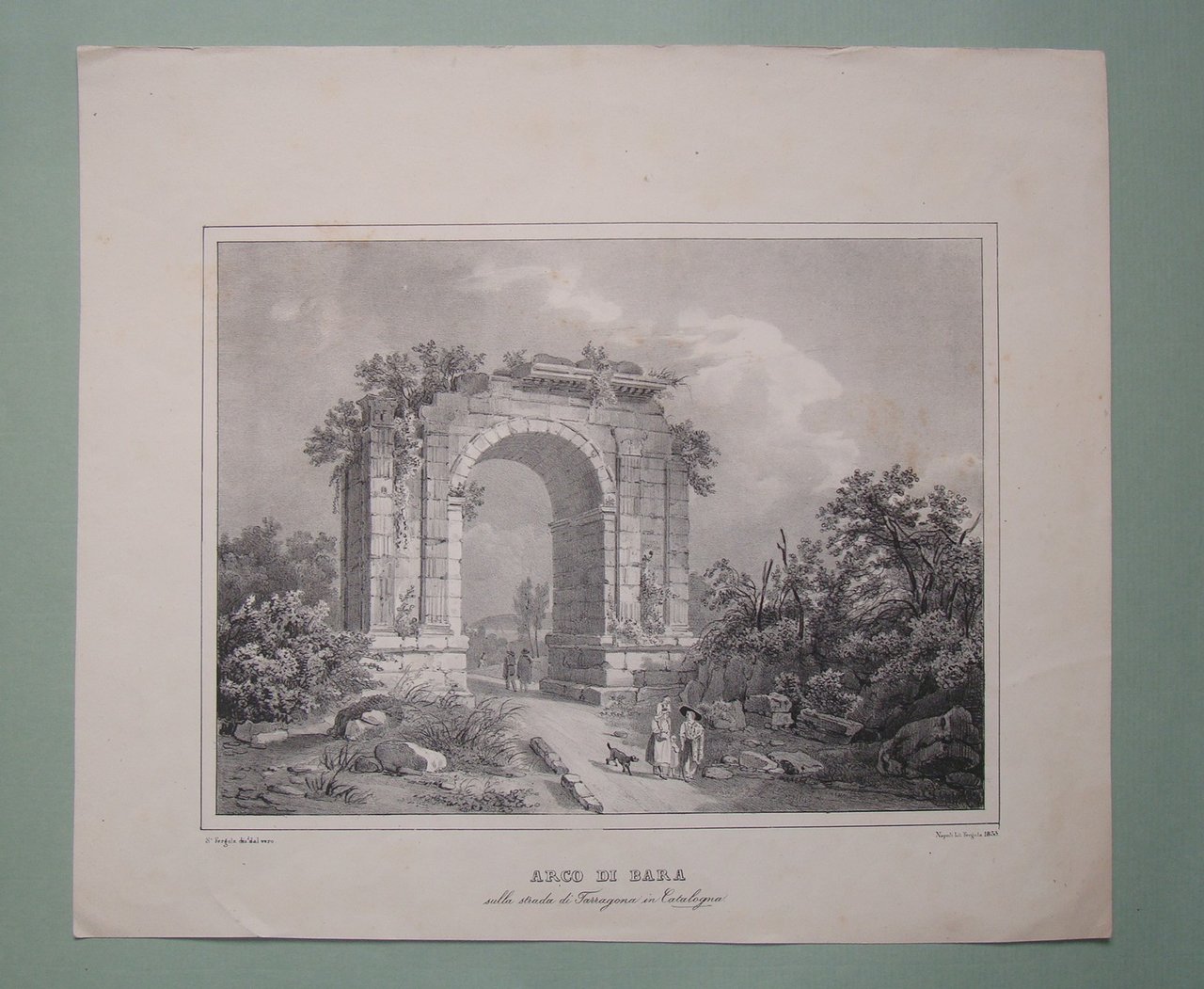 ARCO DI BARA SULLA STRADA DI TARRAGONA IN CATALOGNA.