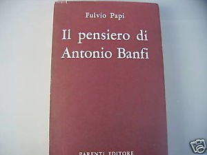 PAPI, IL PENSIERO DI A, BANFI, 1961