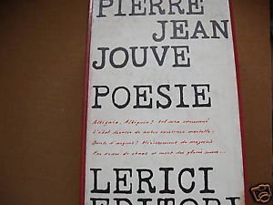 Pierre Jean JOUVE POESIE, Lerici 1963