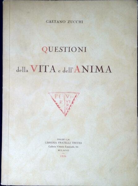 Questioni della vita e dell'anima