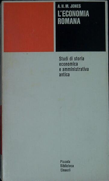 L' economia romana : studi di storia economica e amministrativa …