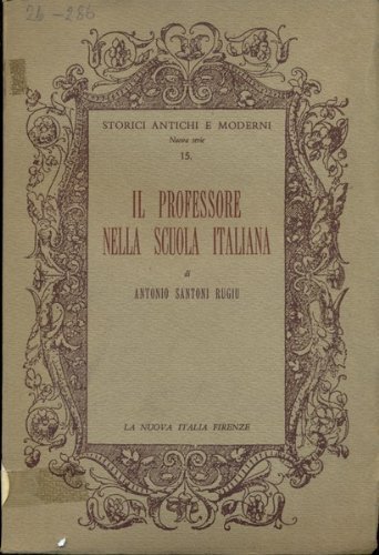 Il professore nella scuola italiana