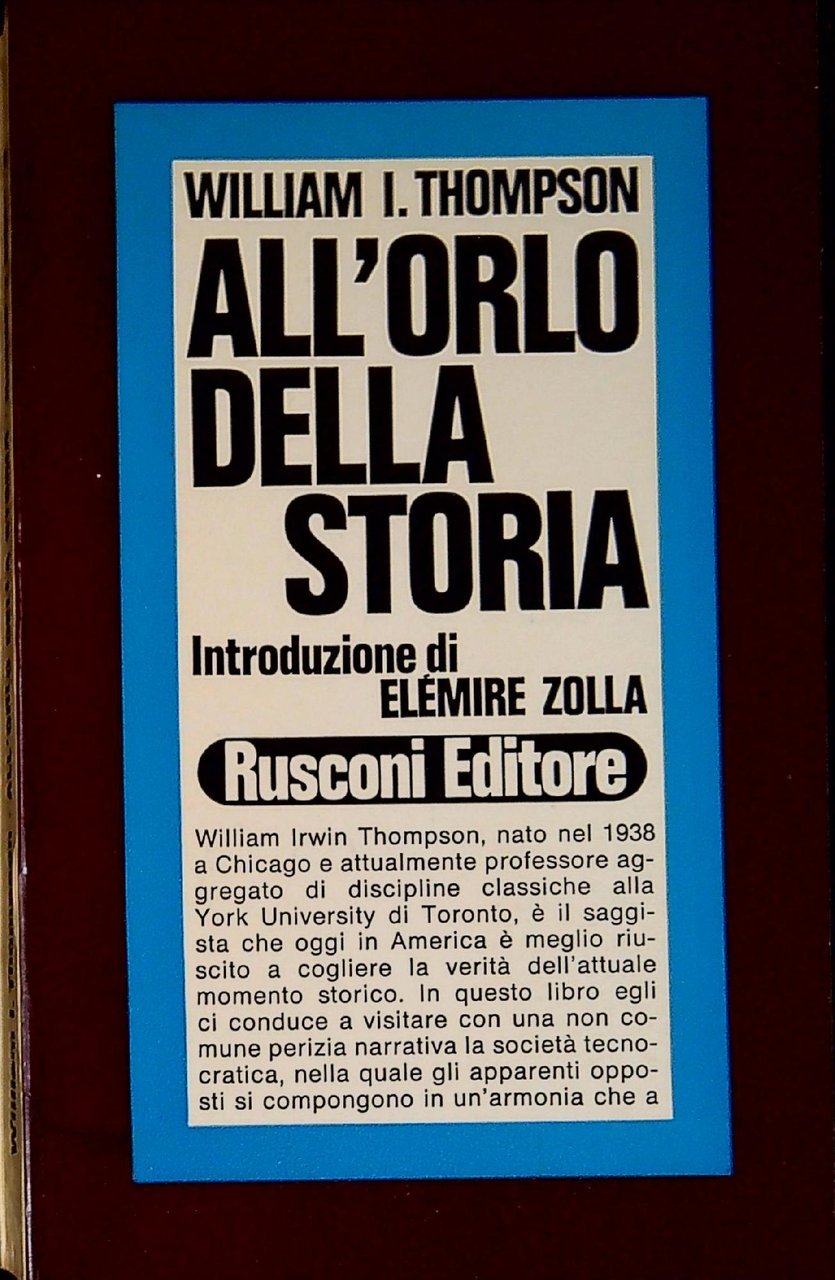 All'orlo della storia