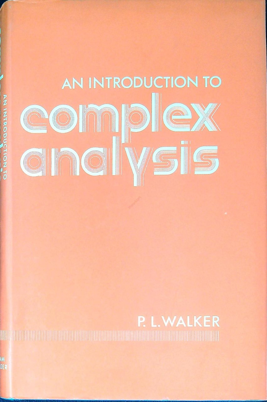 An introduction to complex analysis