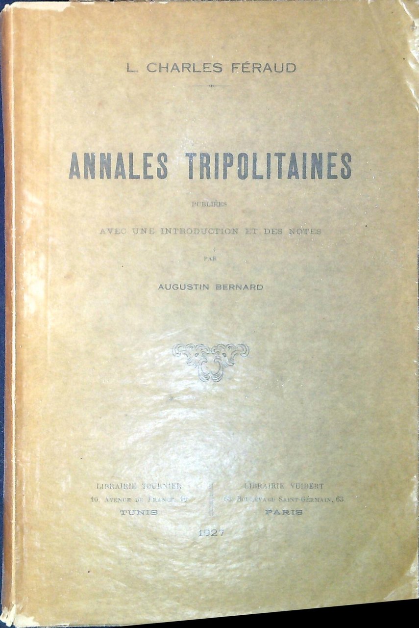 Annales tripolitaines | Immagine principale