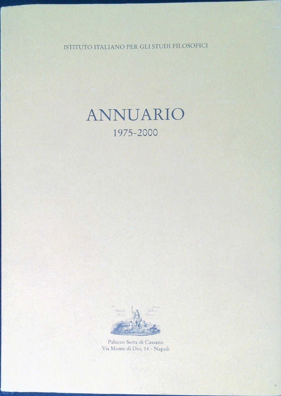 Annuario : 1975-2000