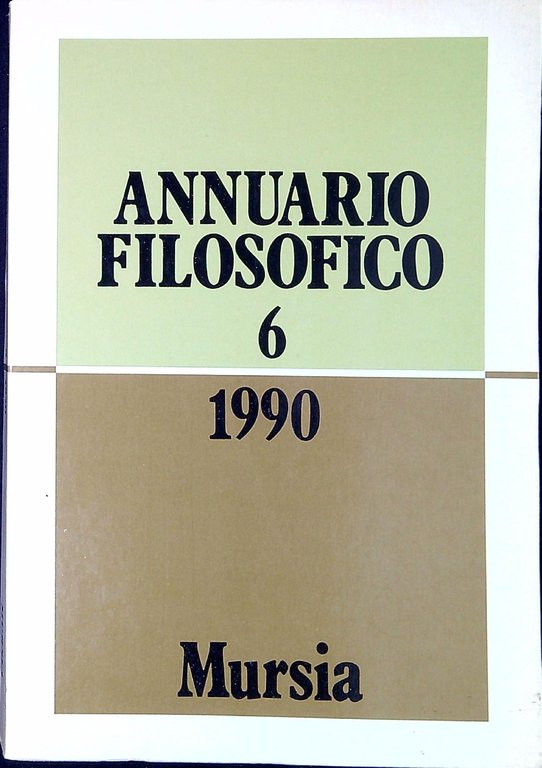 Annuario filosofico 6 1990 | Immagine Gallery 2