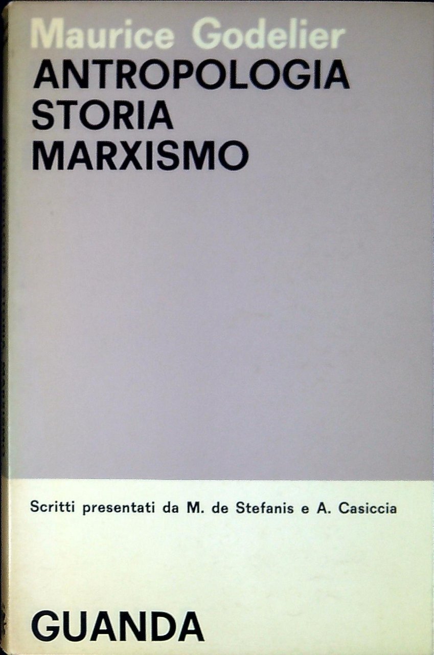 Antropologia, storia, marxismo | Immagine principale
