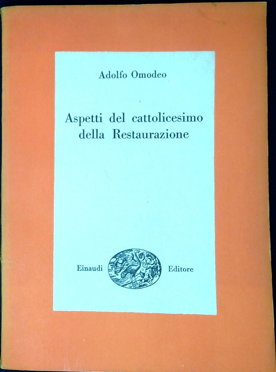 Aspetti del cattolicesimo della Restaurazione