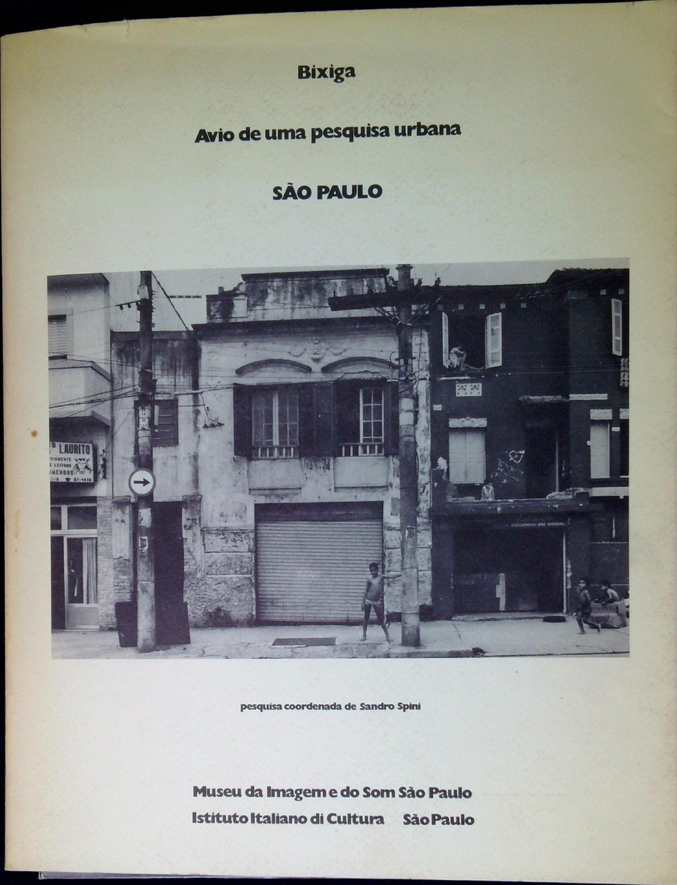 Bixiga : avio de uma pesquisa urbana Sao Paulo