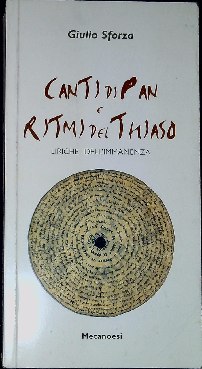 Canti di Pan e ritmi di Iniaso : liriche dell'immanenza