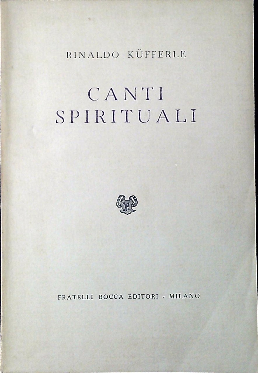Canti spirituali