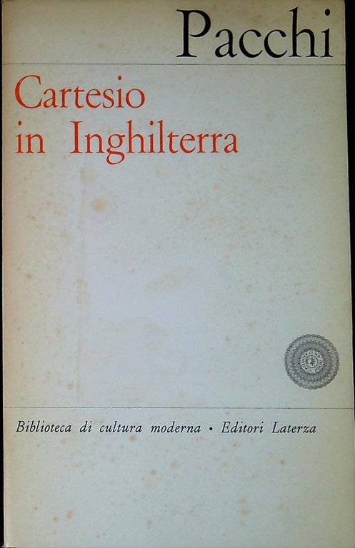 Cartesio in Inghilterra : da More a Boyle