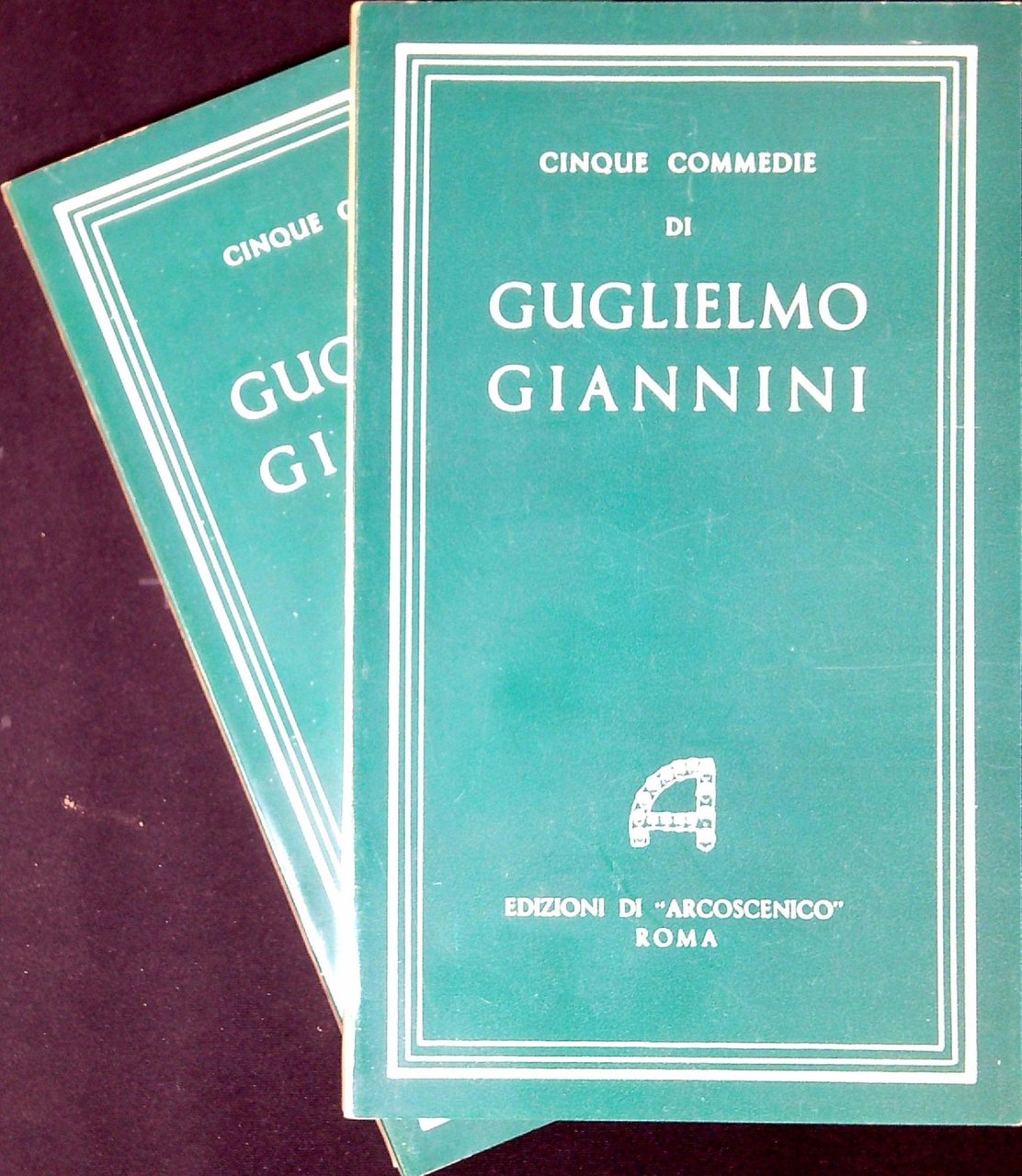 Cinque commedie di Guglielmo Giannini. Due volumi | Immagine principale