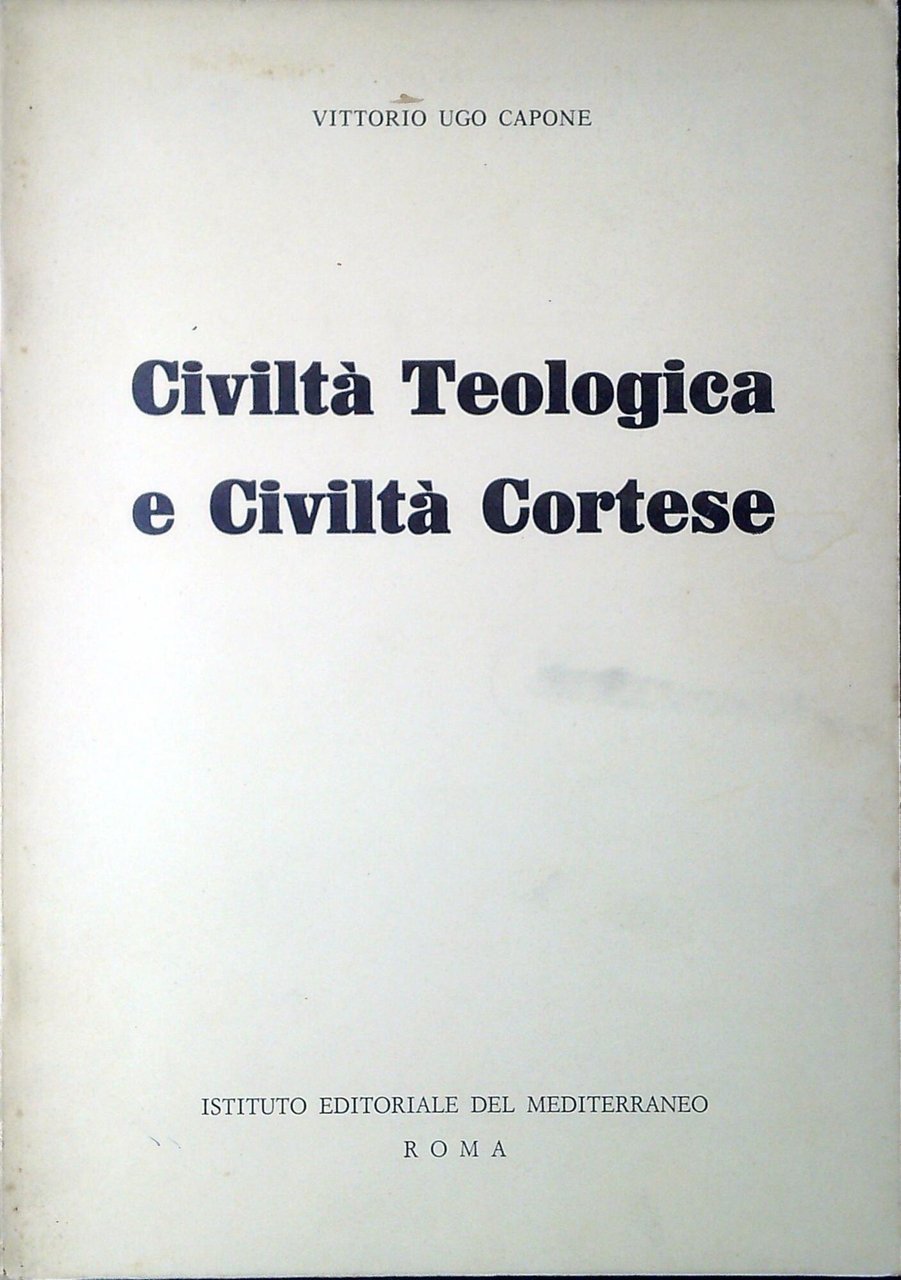 Civiltà teologica e civiltà cortese | Immagine principale