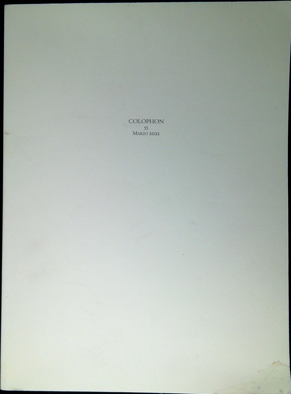Colophon 55 Marzo 2021