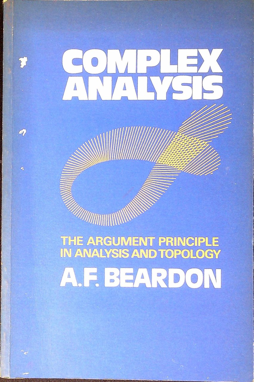 Complex analysis : the argument principle in analysis and topology | Immagine principale
