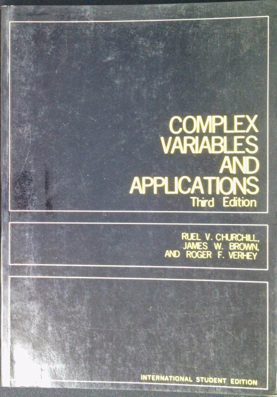 Complex variables and applications