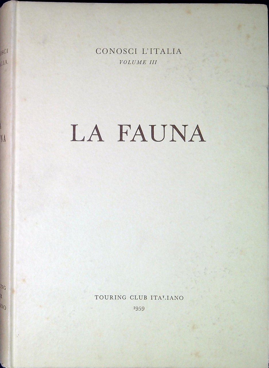 conosci l'italia volume 3. La Fauna | Immagine principale