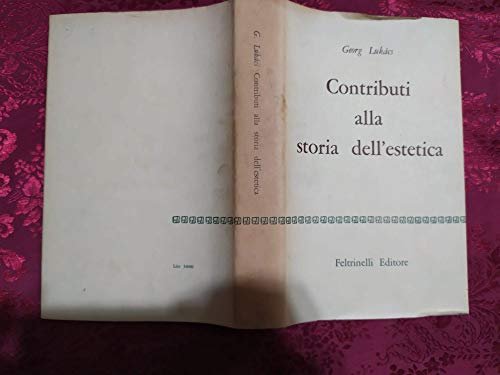 Contributi Alla Storia Dell'estetica