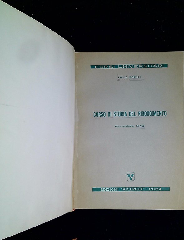 Corso di storia del Risorgimento
