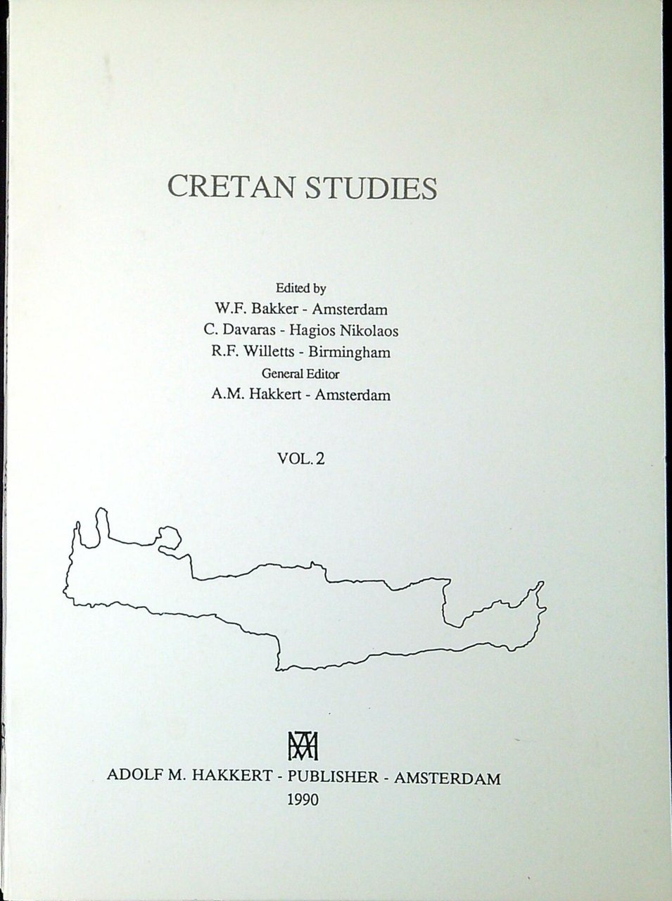 Cretan studies vol.2