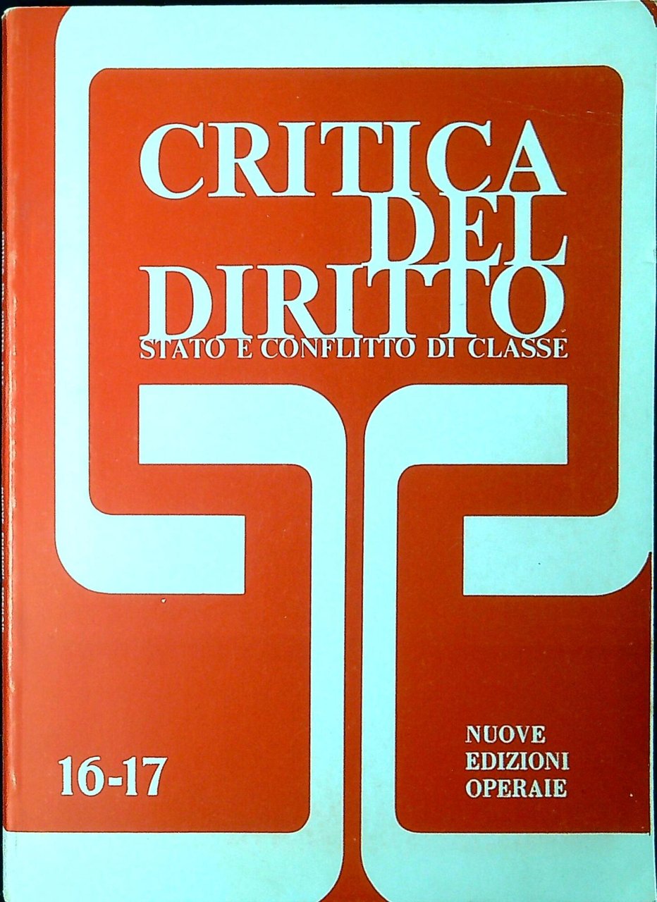 Critica del diritto. Stato e conflitto di classe 16-17