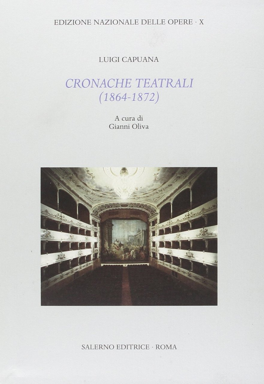 Cronache teatrali (1864-1867)