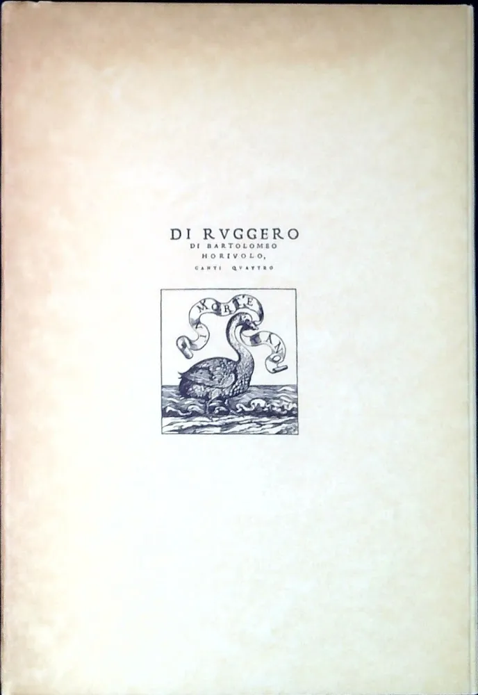 Di Ruggero di Bartolomeo Horiuolo, canti quattro | Immagine principale