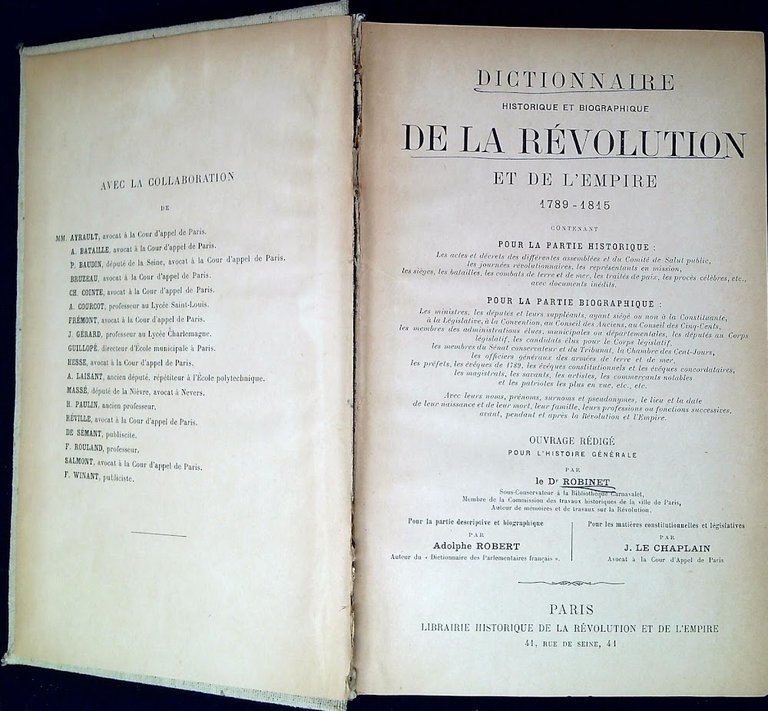 Dictionnaire historique et biographique de la Revolution et de l'Empire … | Immagine Gallery 2