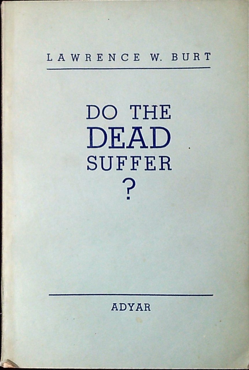 Do the dead suffer? | Immagine principale