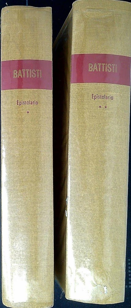 Epistolario. Due volumi